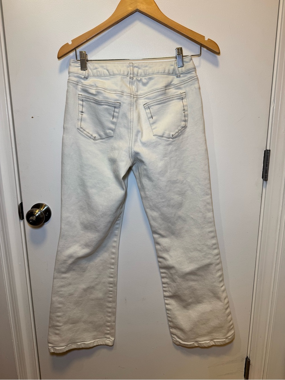 J. Jill White Boot Cut High-Rise Stretch Jeans Size 4P - Picture 2 of 16